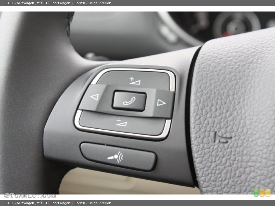 Cornsilk Beige Interior Controls for the 2013 Volkswagen Jetta TDI SportWagen #78209602
