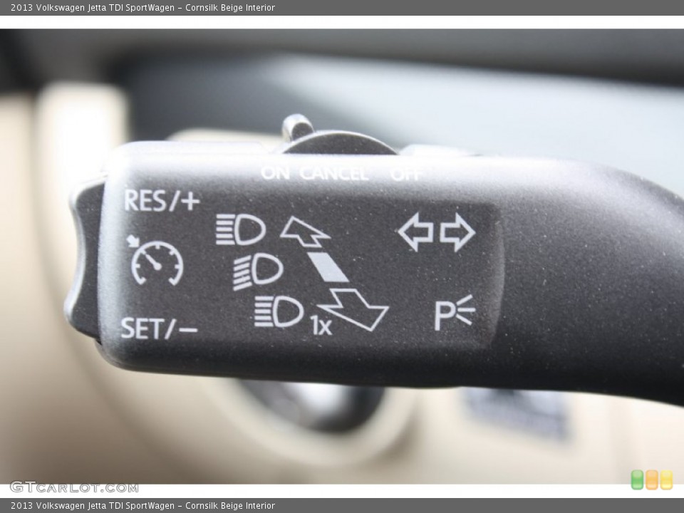 Cornsilk Beige Interior Controls for the 2013 Volkswagen Jetta TDI SportWagen #78209625