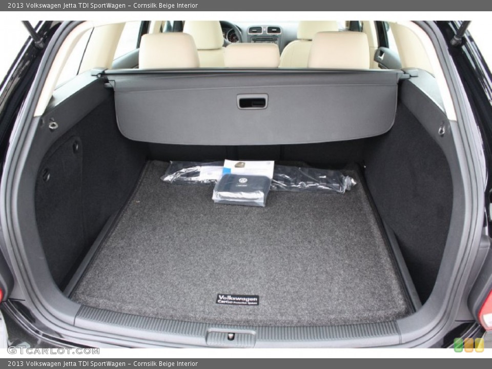 Cornsilk Beige Interior Trunk for the 2013 Volkswagen Jetta TDI SportWagen #78209651