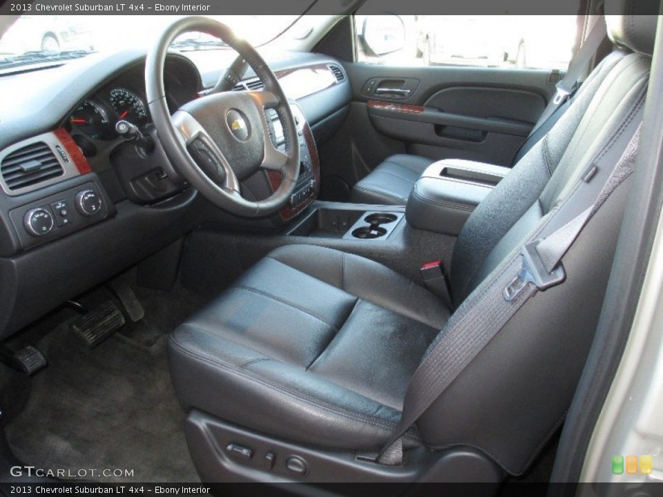 Ebony Interior Front Seat for the 2013 Chevrolet Suburban LT 4x4 #78209722