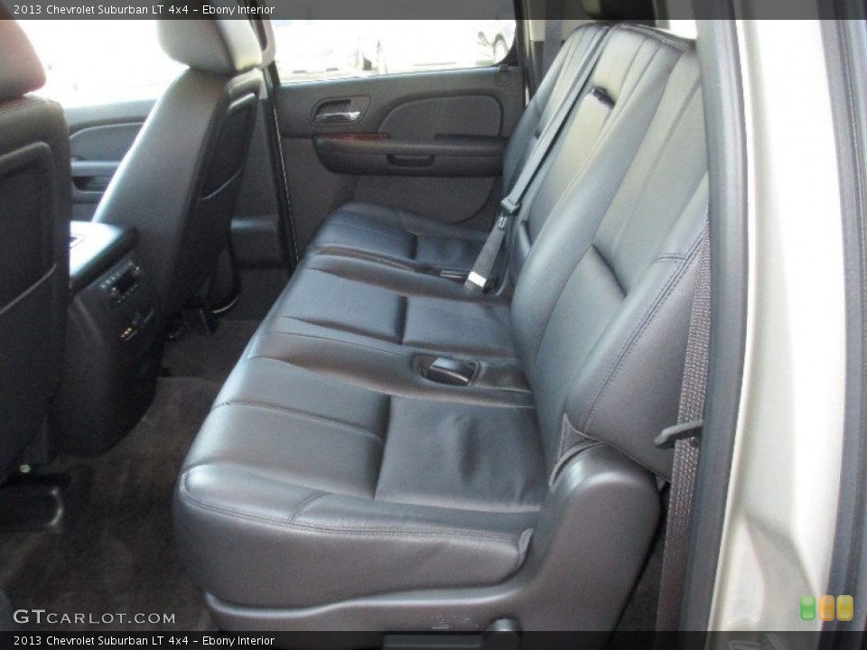Ebony Interior Rear Seat for the 2013 Chevrolet Suburban LT 4x4 #78209736