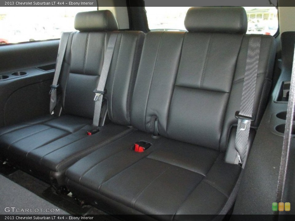 Ebony Interior Rear Seat for the 2013 Chevrolet Suburban LT 4x4 #78209750