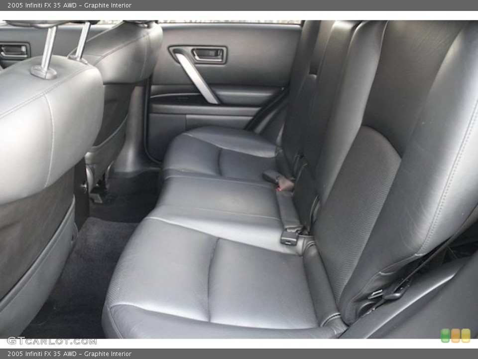 Graphite Interior Rear Seat for the 2005 Infiniti FX 35 AWD #78209777