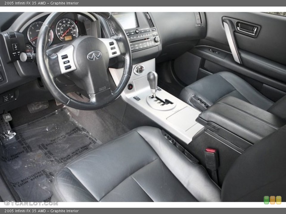 Graphite Interior Prime Interior for the 2005 Infiniti FX 35 AWD #78209874