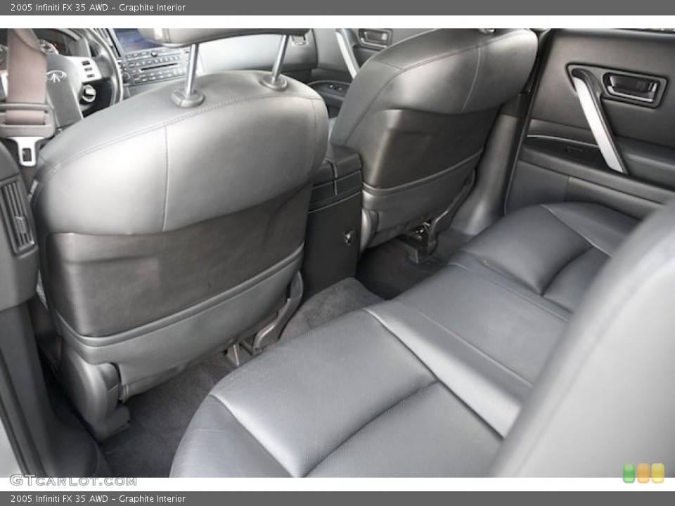 Graphite Interior Rear Seat for the 2005 Infiniti FX 35 AWD #78209898