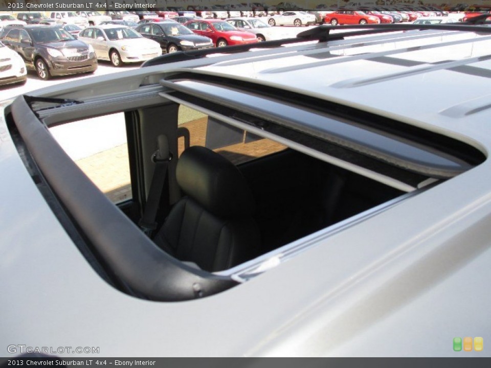 Ebony Interior Sunroof for the 2013 Chevrolet Suburban LT 4x4 #78209915