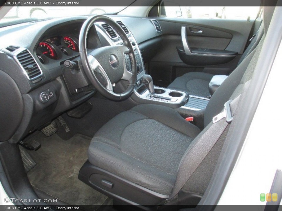 Ebony Interior Prime Interior for the 2008 GMC Acadia SLE AWD #78210231