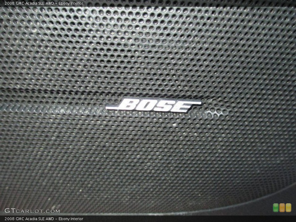 Ebony Interior Audio System for the 2008 GMC Acadia SLE AWD #78210351