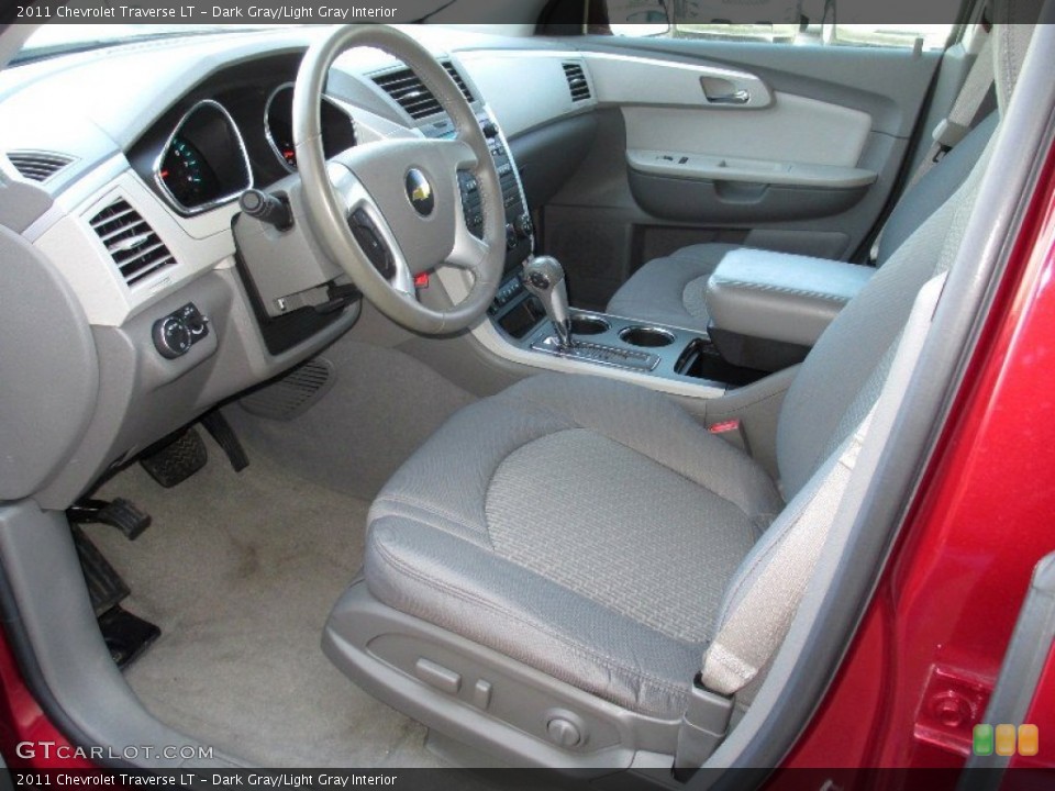 Dark Gray/Light Gray Interior Prime Interior for the 2011 Chevrolet Traverse LT #78210660