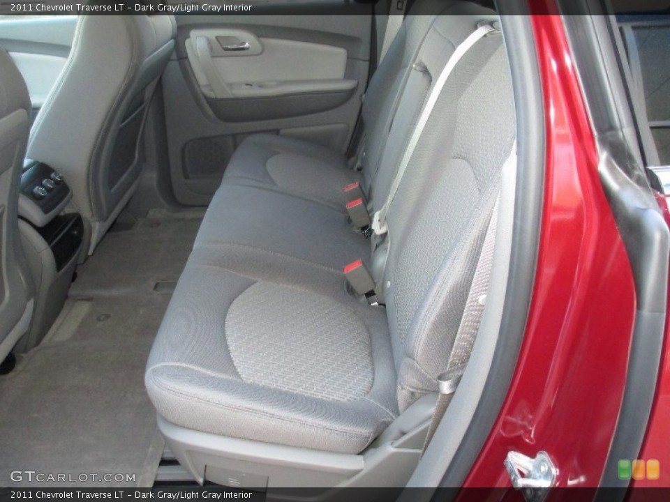 Dark Gray/Light Gray Interior Rear Seat for the 2011 Chevrolet Traverse LT #78210674