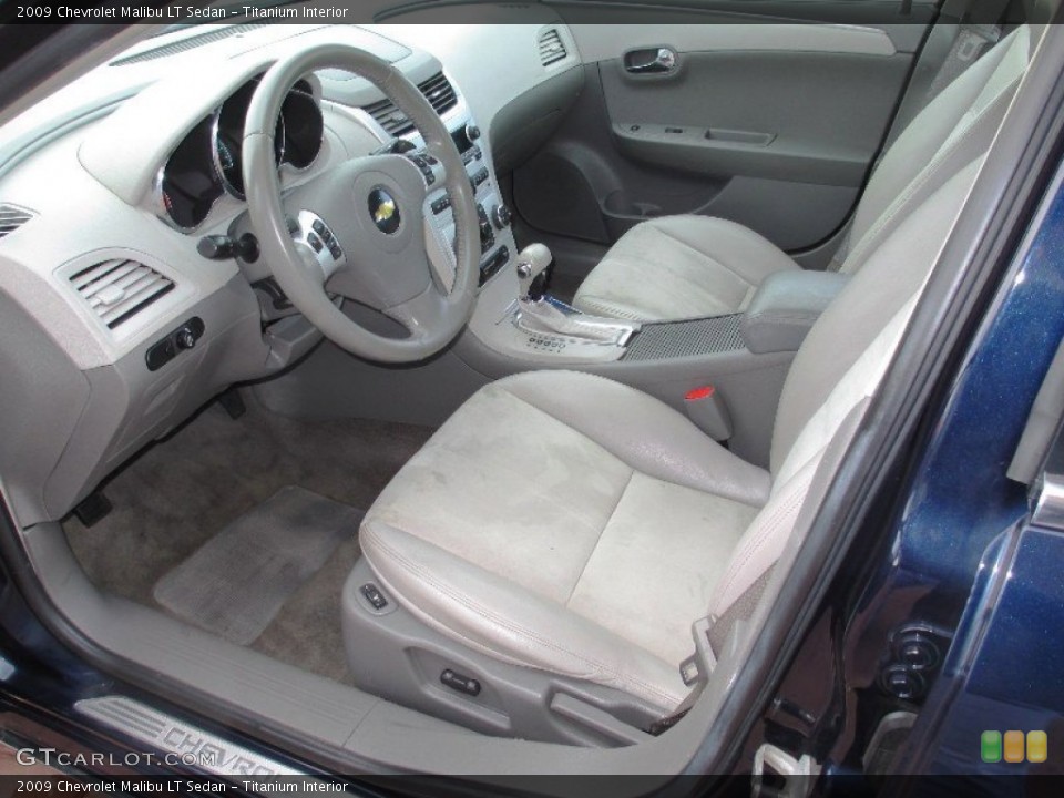 Titanium Interior Prime Interior for the 2009 Chevrolet Malibu LT Sedan #78211131