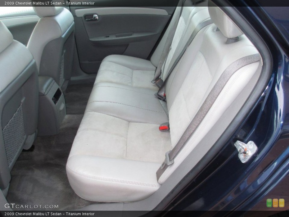 Titanium Interior Rear Seat for the 2009 Chevrolet Malibu LT Sedan #78211140