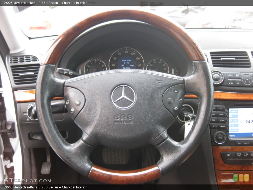 Charcoal Interior Steering Wheel for the 2006 Mercedes-Benz E 350 Sedan #78211224