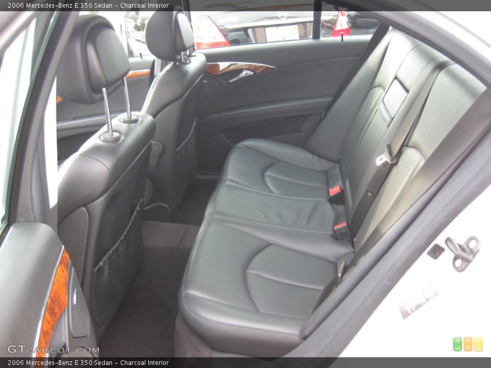 Charcoal Interior Rear Seat for the 2006 Mercedes-Benz E 350 Sedan #78211521