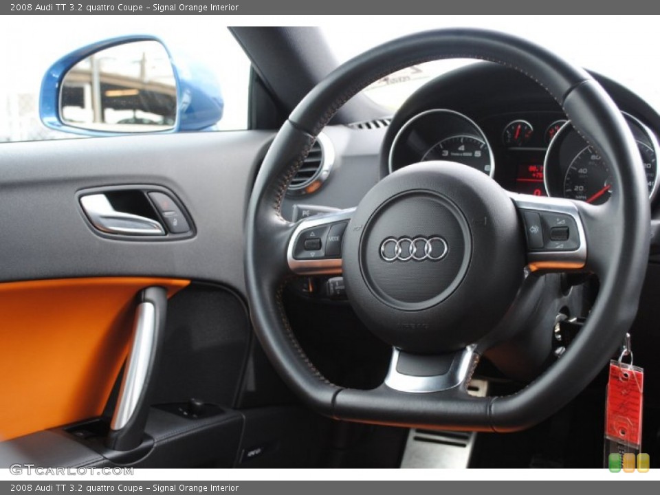 Signal Orange Interior Steering Wheel for the 2008 Audi TT 3.2 quattro Coupe #78211582