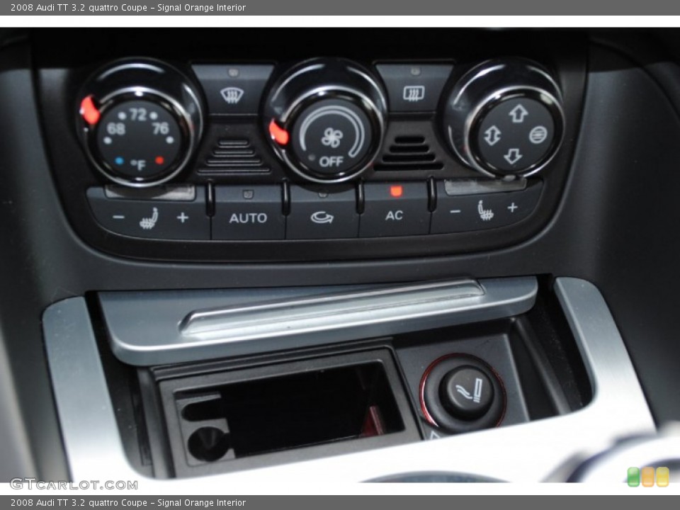 Signal Orange Interior Controls for the 2008 Audi TT 3.2 quattro Coupe #78211625