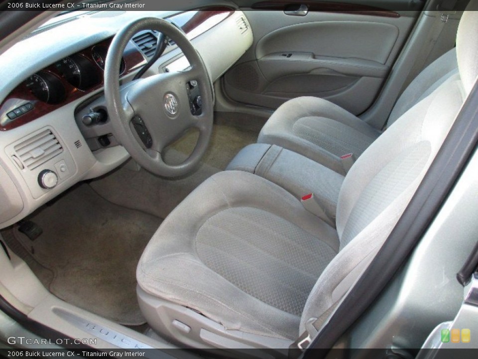 Titanium Gray 2006 Buick Lucerne Interiors