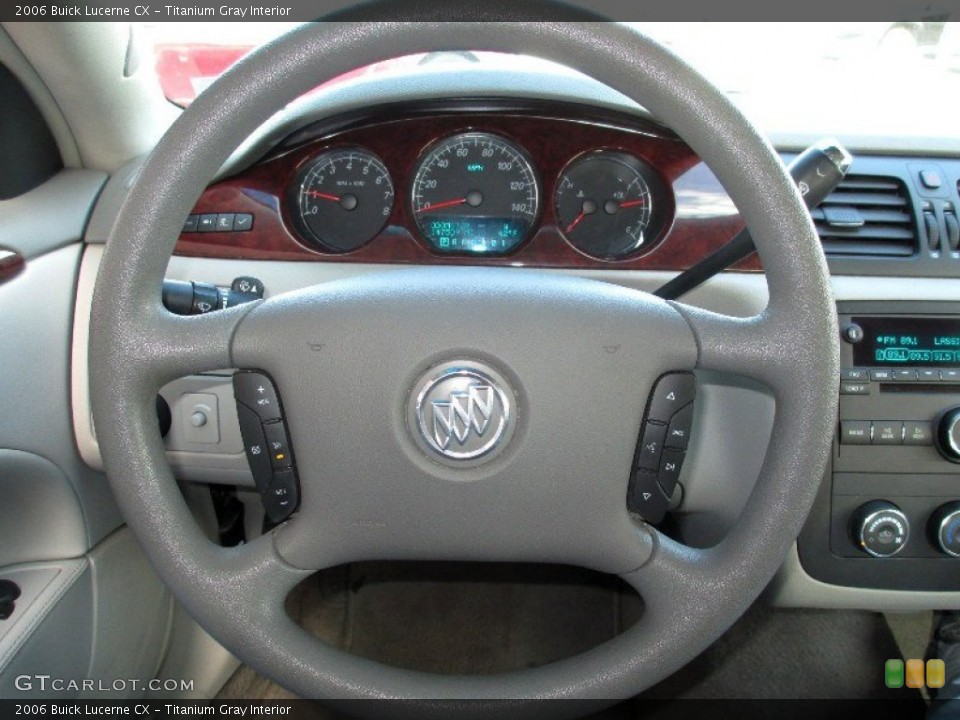 Titanium Gray Interior Steering Wheel for the 2006 Buick Lucerne CX #78211731