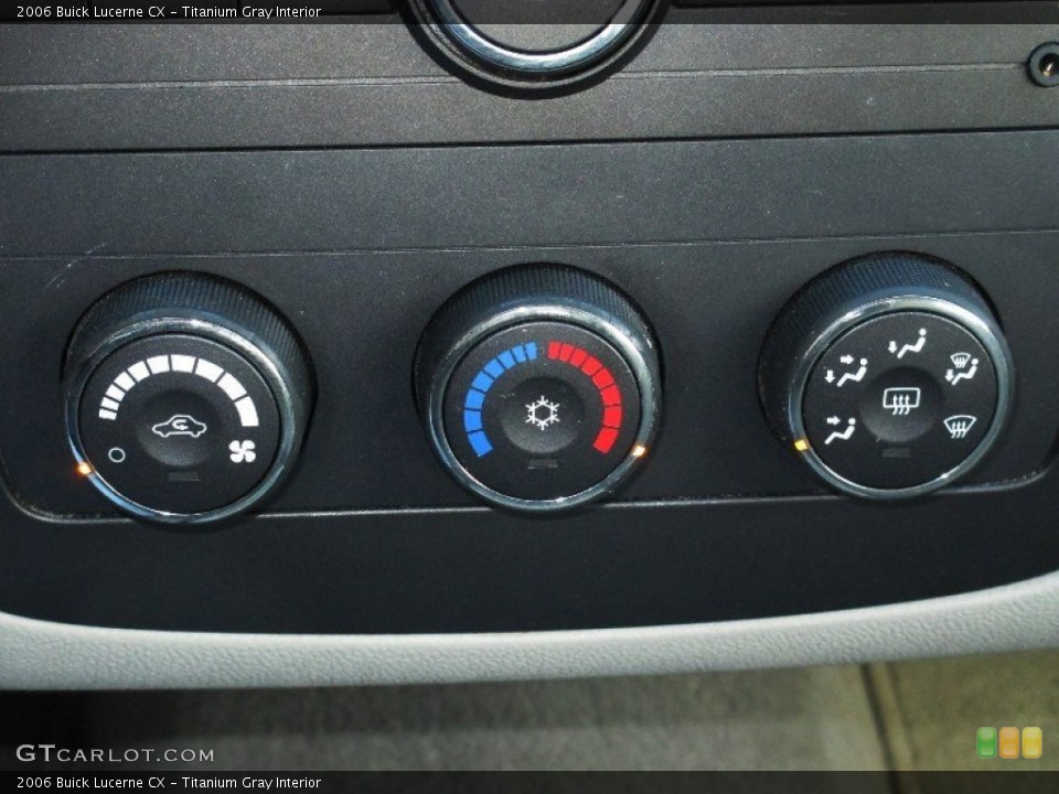 Titanium Gray Interior Controls for the 2006 Buick Lucerne CX #78211734