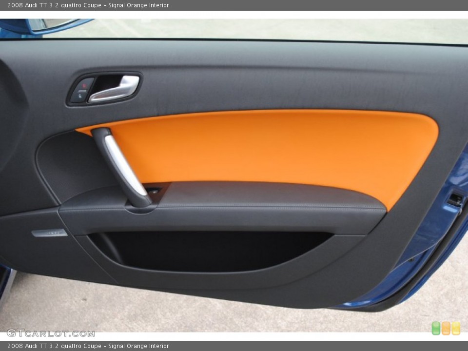 Signal Orange Interior Door Panel for the 2008 Audi TT 3.2 quattro Coupe #78211764