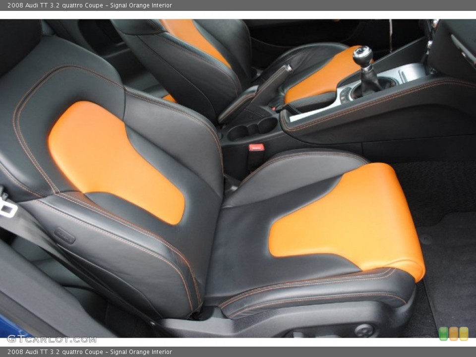 Signal Orange 2008 Audi TT Interiors