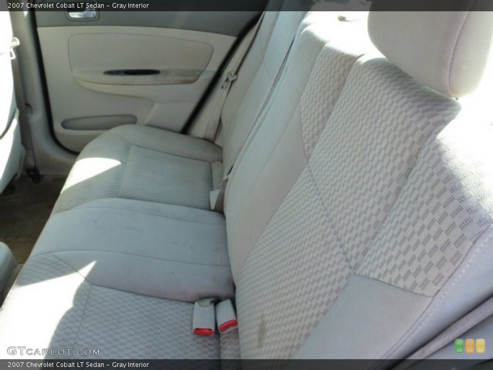 Gray Interior Rear Seat for the 2007 Chevrolet Cobalt LT Sedan #78213201