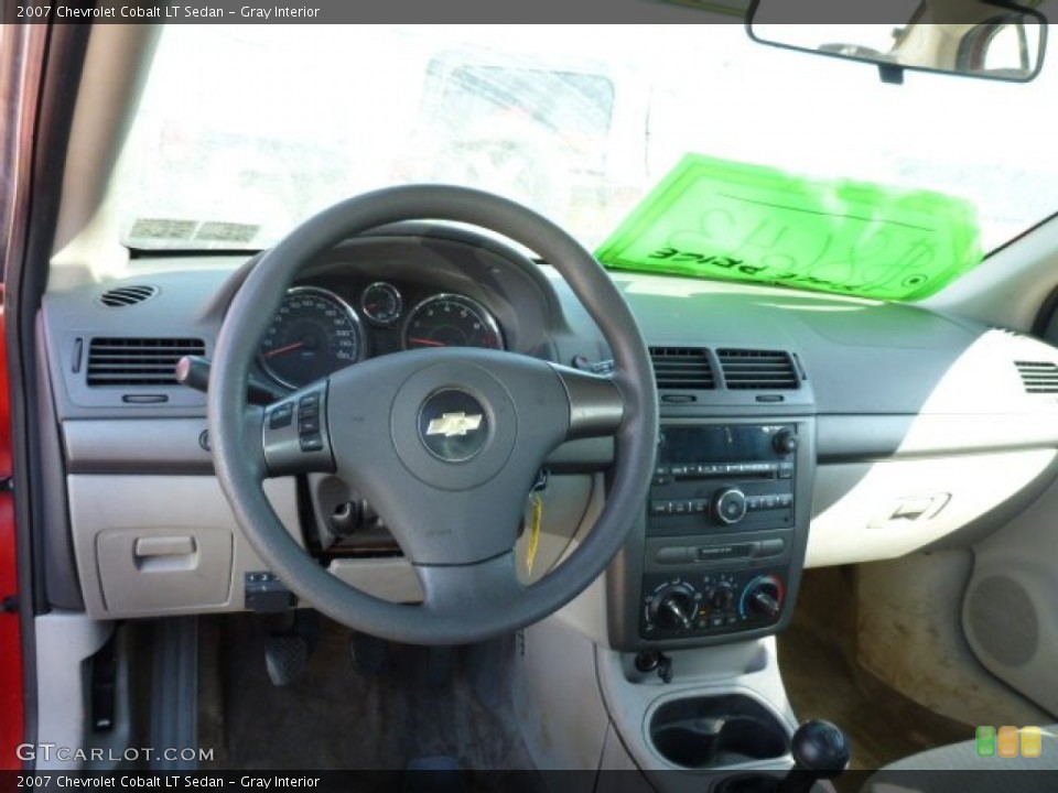 Gray Interior Dashboard for the 2007 Chevrolet Cobalt LT Sedan #78213204