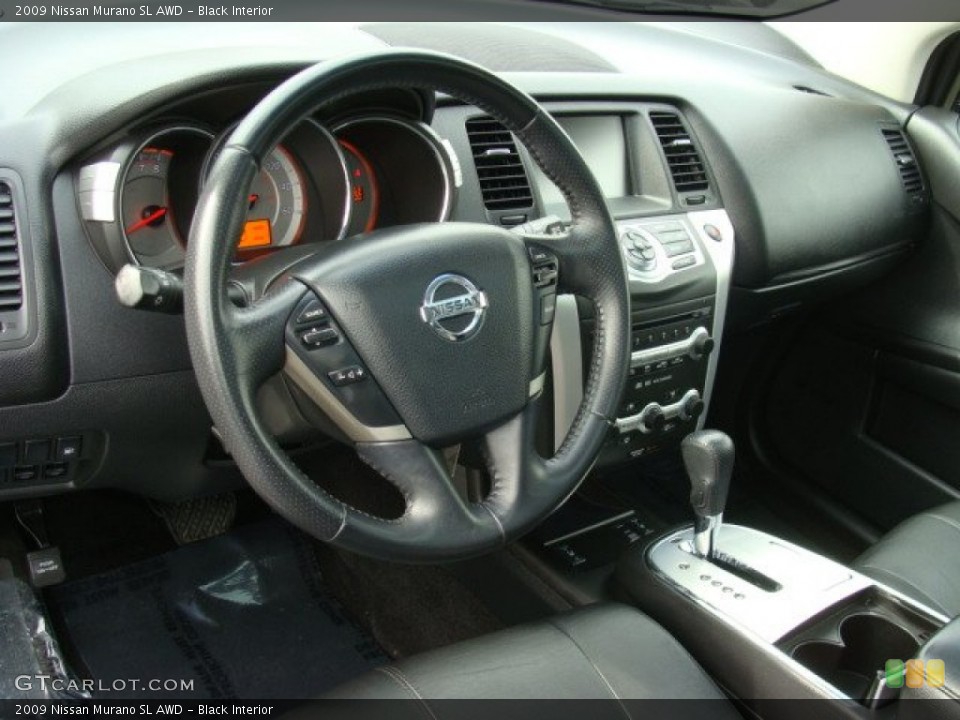Black Interior Prime Interior for the 2009 Nissan Murano SL AWD #78214681