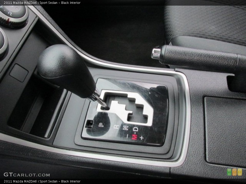 Black Interior Transmission for the 2011 Mazda MAZDA6 i Sport Sedan #78214804