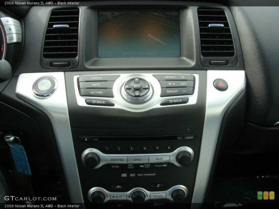 Black Interior Controls for the 2009 Nissan Murano SL AWD #78214819