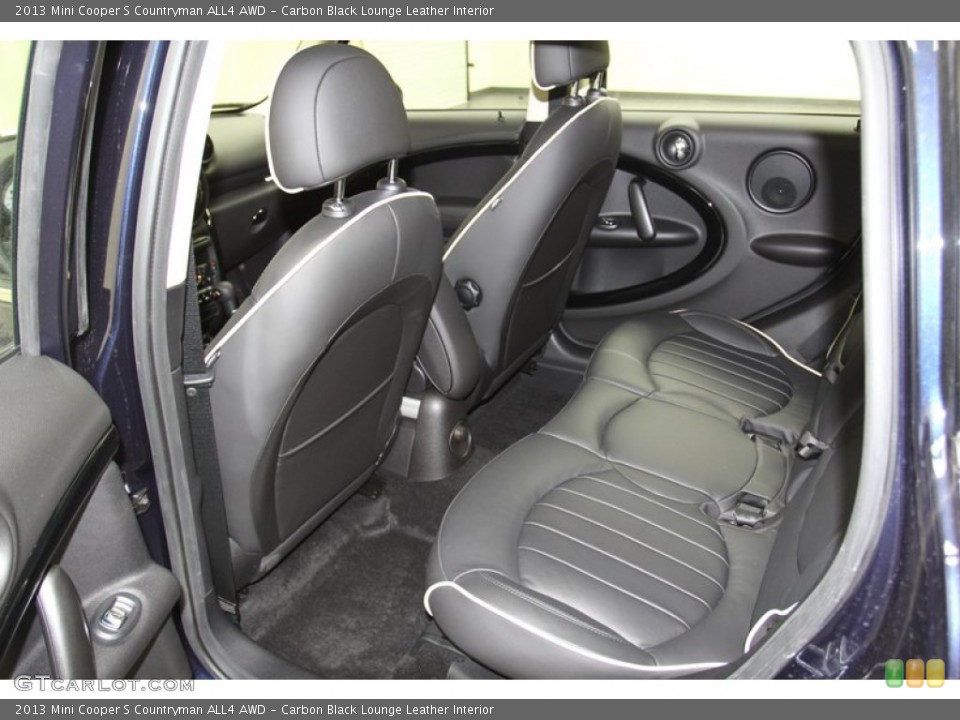Carbon Black Lounge Leather Interior Photo for the 2013 Mini Cooper S Countryman ALL4 AWD #78215067
