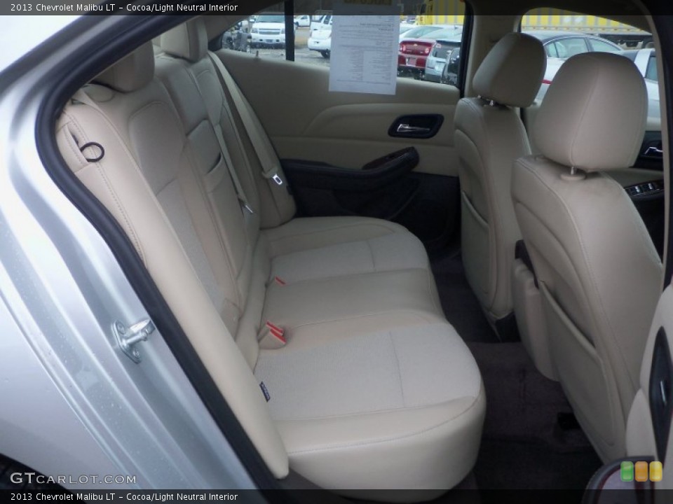 Cocoa/Light Neutral Interior Rear Seat for the 2013 Chevrolet Malibu LT #78215556