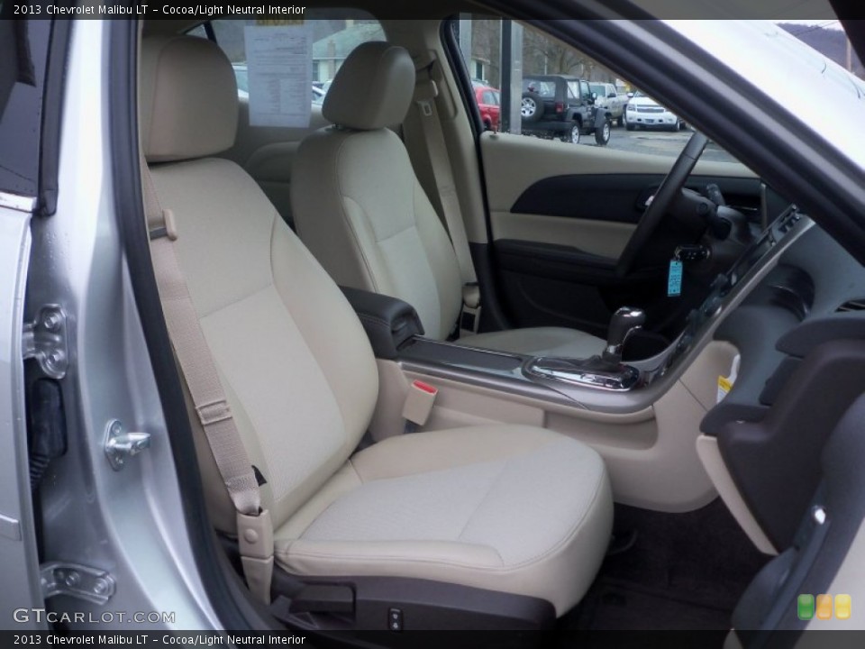 Cocoa/Light Neutral Interior Front Seat for the 2013 Chevrolet Malibu LT #78215604