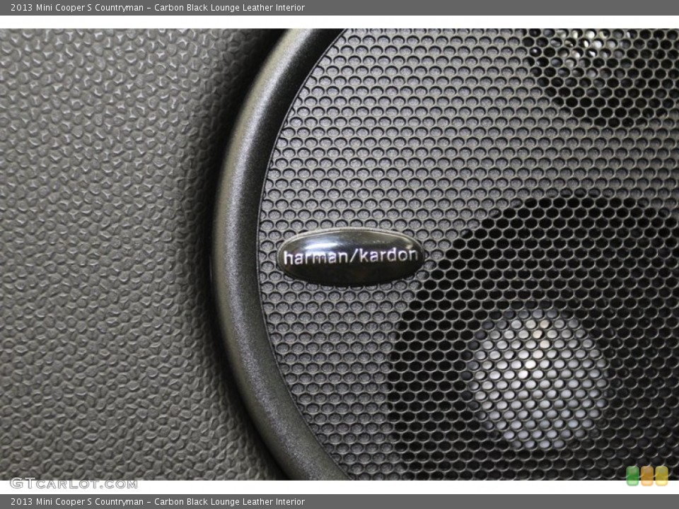 Carbon Black Lounge Leather Interior Audio System for the 2013 Mini Cooper S Countryman #78217355