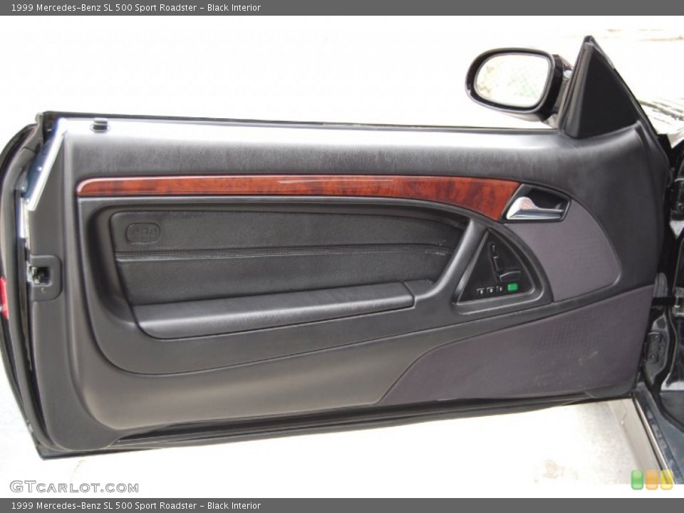 Black Interior Door Panel for the 1999 Mercedes-Benz SL 500 Sport Roadster #78217361
