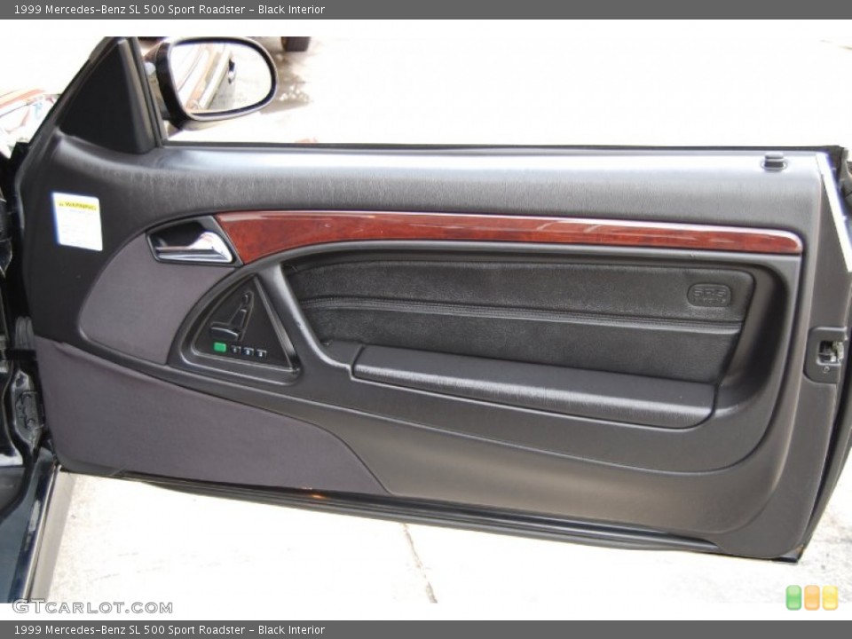 Black Interior Door Panel for the 1999 Mercedes-Benz SL 500 Sport Roadster #78217381