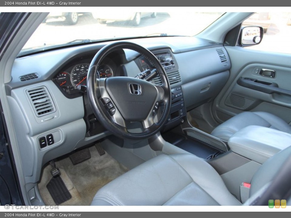 Gray Interior Prime Interior for the 2004 Honda Pilot EX-L 4WD #78217472