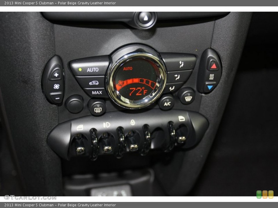 Polar Beige Gravity Leather Interior Controls for the 2013 Mini Cooper S Clubman #78218952