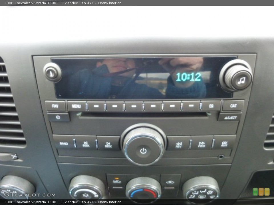 Ebony Interior Controls for the 2008 Chevrolet Silverado 1500 LT Extended Cab 4x4 #78221014
