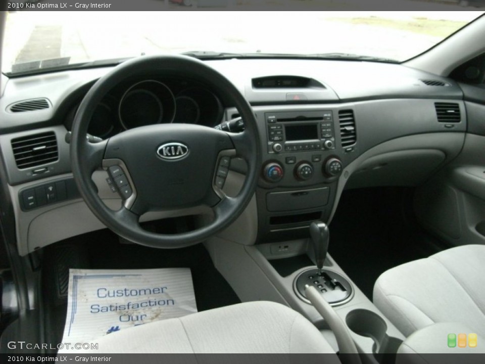 Gray Interior Prime Interior for the 2010 Kia Optima LX #78221179