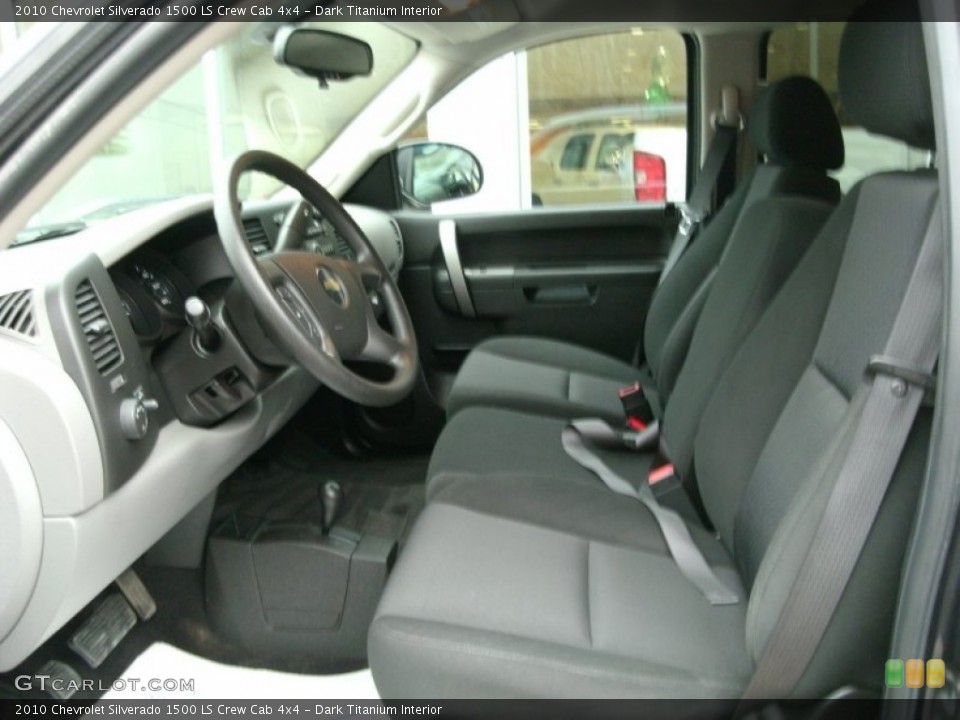 Dark Titanium Interior Front Seat for the 2010 Chevrolet Silverado 1500 LS Crew Cab 4x4 #78221485