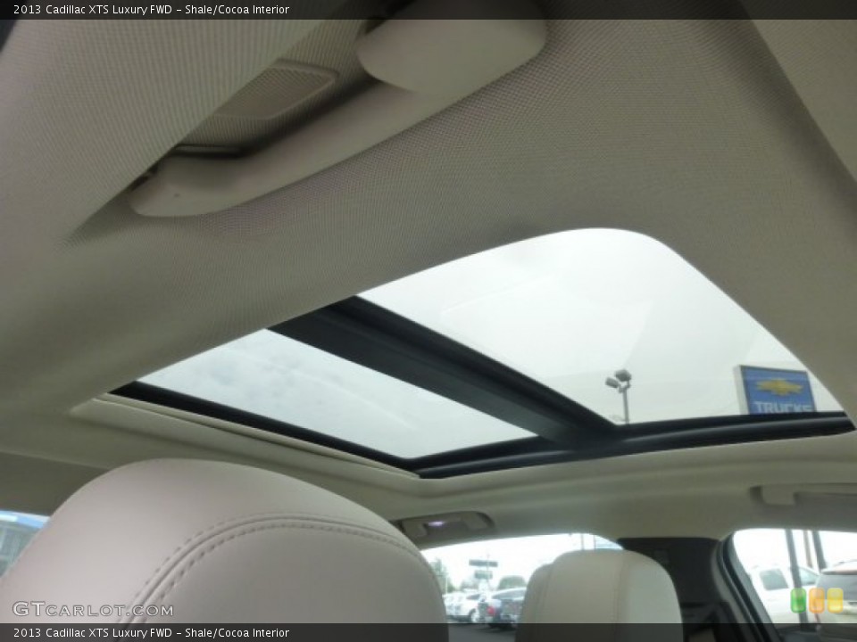 Shale/Cocoa Interior Sunroof for the 2013 Cadillac XTS Luxury FWD #78221734