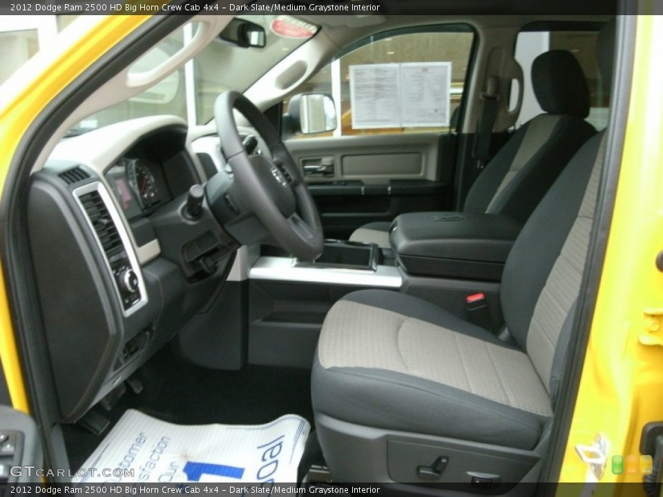 Dark Slate/Medium Graystone Interior Photo for the 2012 Dodge Ram 2500 HD Big Horn Crew Cab 4x4 #78221895