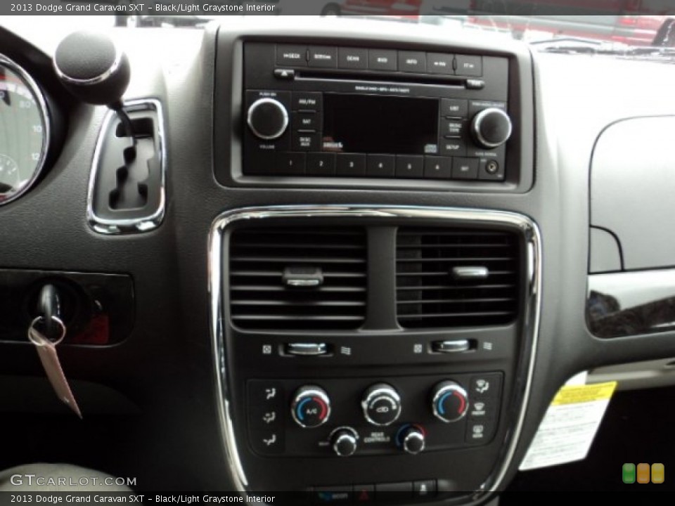 Black/Light Graystone Interior Controls for the 2013 Dodge Grand Caravan SXT #78222253