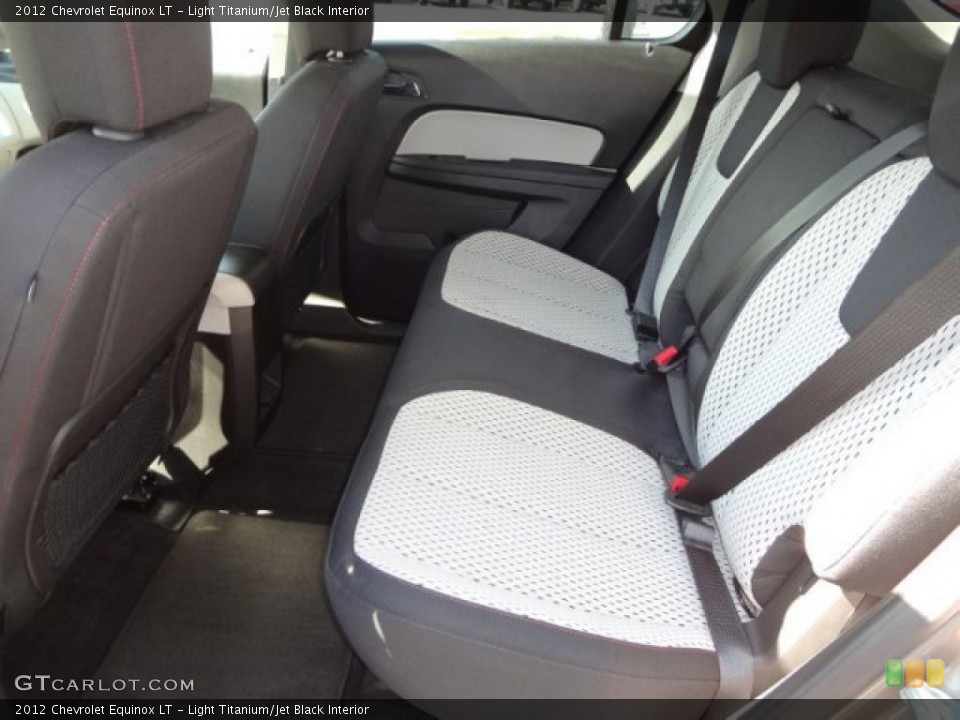 Light Titanium/Jet Black Interior Rear Seat for the 2012 Chevrolet Equinox LT #78222541