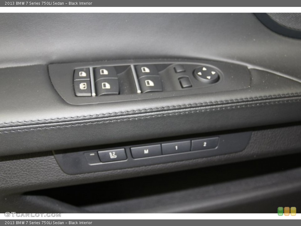 Black Interior Controls for the 2013 BMW 7 Series 750Li Sedan #78222931