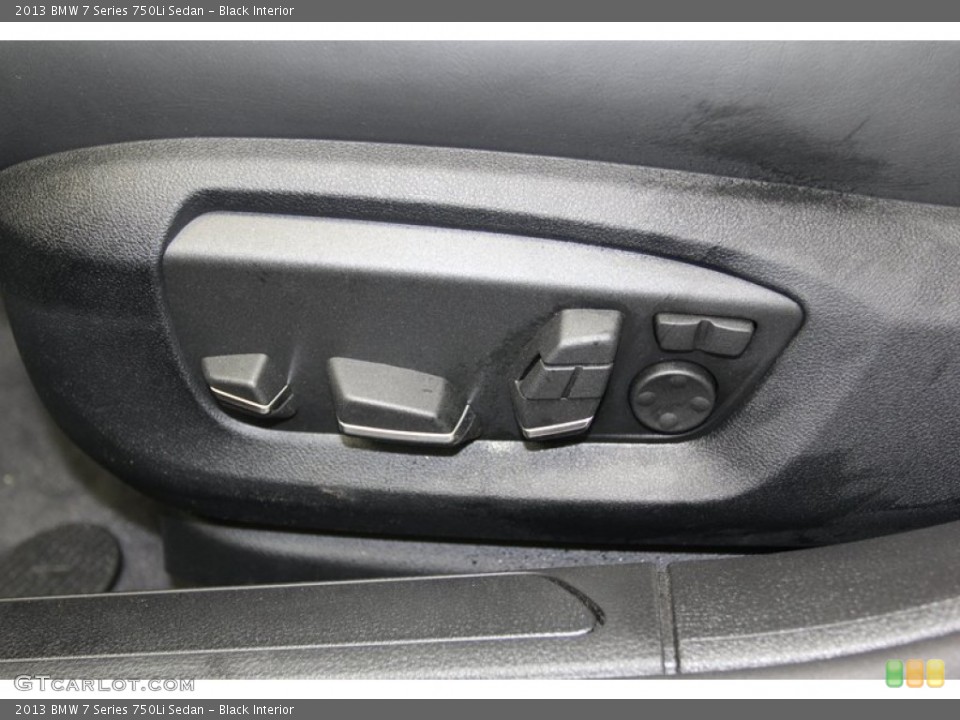 Black Interior Controls for the 2013 BMW 7 Series 750Li Sedan #78222952