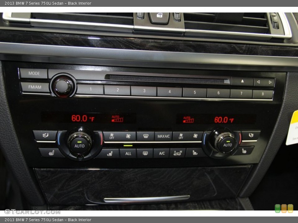 Black Interior Controls for the 2013 BMW 7 Series 750Li Sedan #78223003