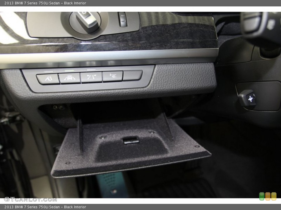 Black Interior Controls for the 2013 BMW 7 Series 750Li Sedan #78223169