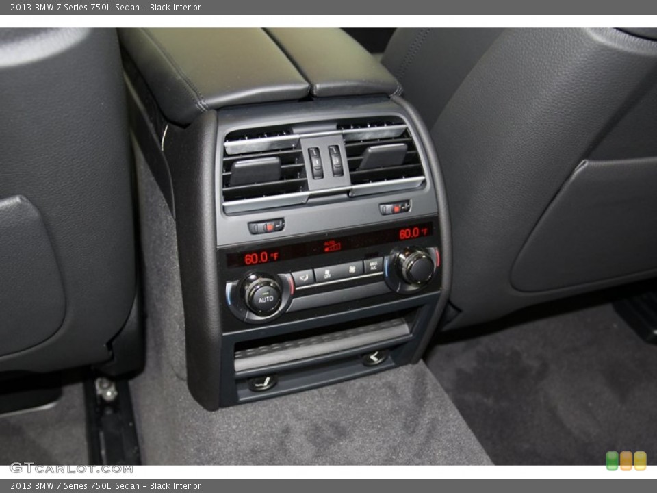 Black Interior Controls for the 2013 BMW 7 Series 750Li Sedan #78223284